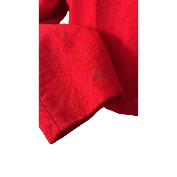 Pendelton womens red cropped short hip length 100 percent wool winter coat 10 - Picture 11 of 12